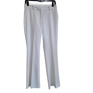 H&M  Women's Cream  StraightLeg Dress Pants Trousers Size 6